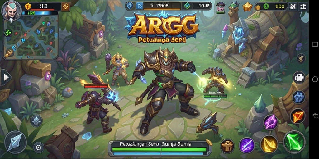 Tampilan gameplay ARPG MPO08 yang seru dan penuh aksi.