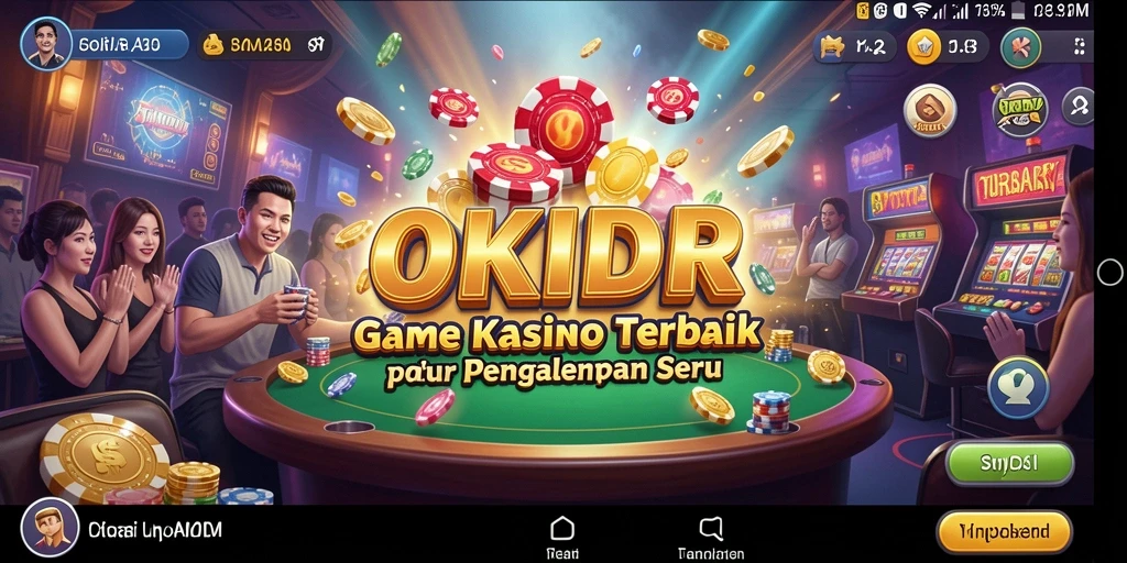 Tangkapan layar gameplay menyenangkan di OKIDR, dengan grafis yang memukau.