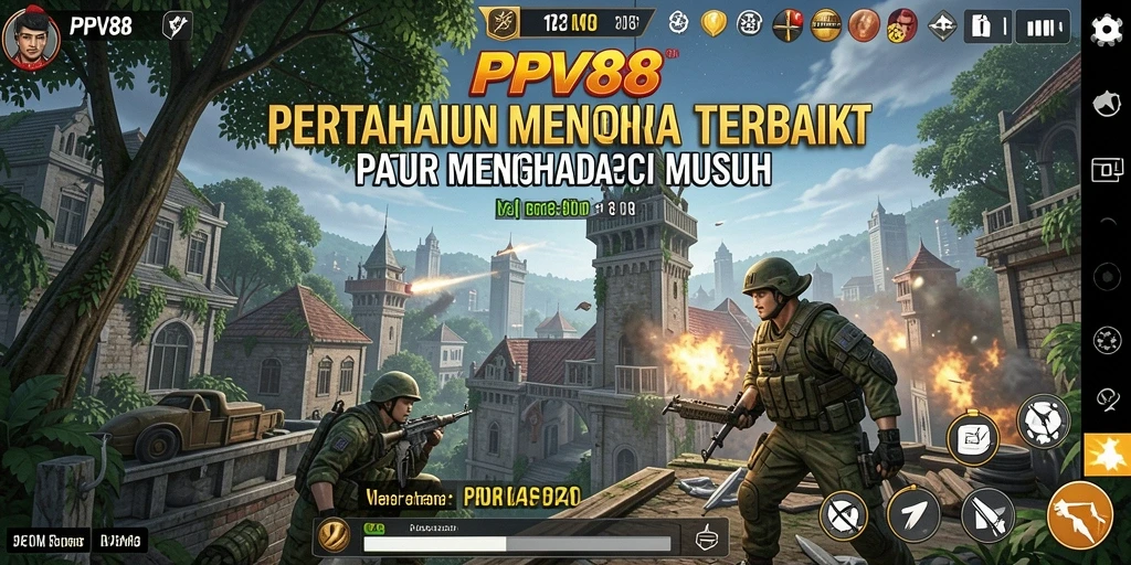 Tampilan gameplay PPV88 yang menegangkan dalam Tower Defense.