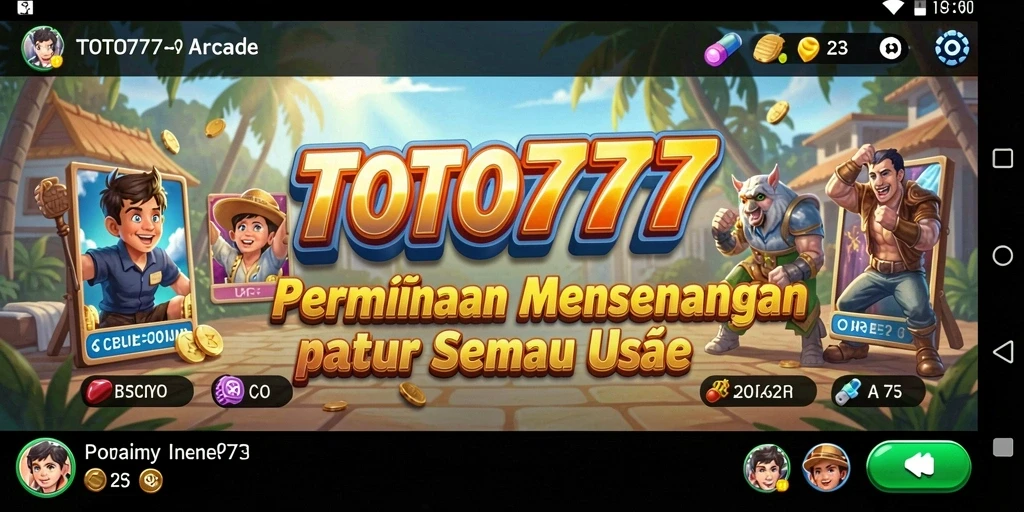 Screenshot gameplay TOTO777 yang penuh aksi dan tantangan